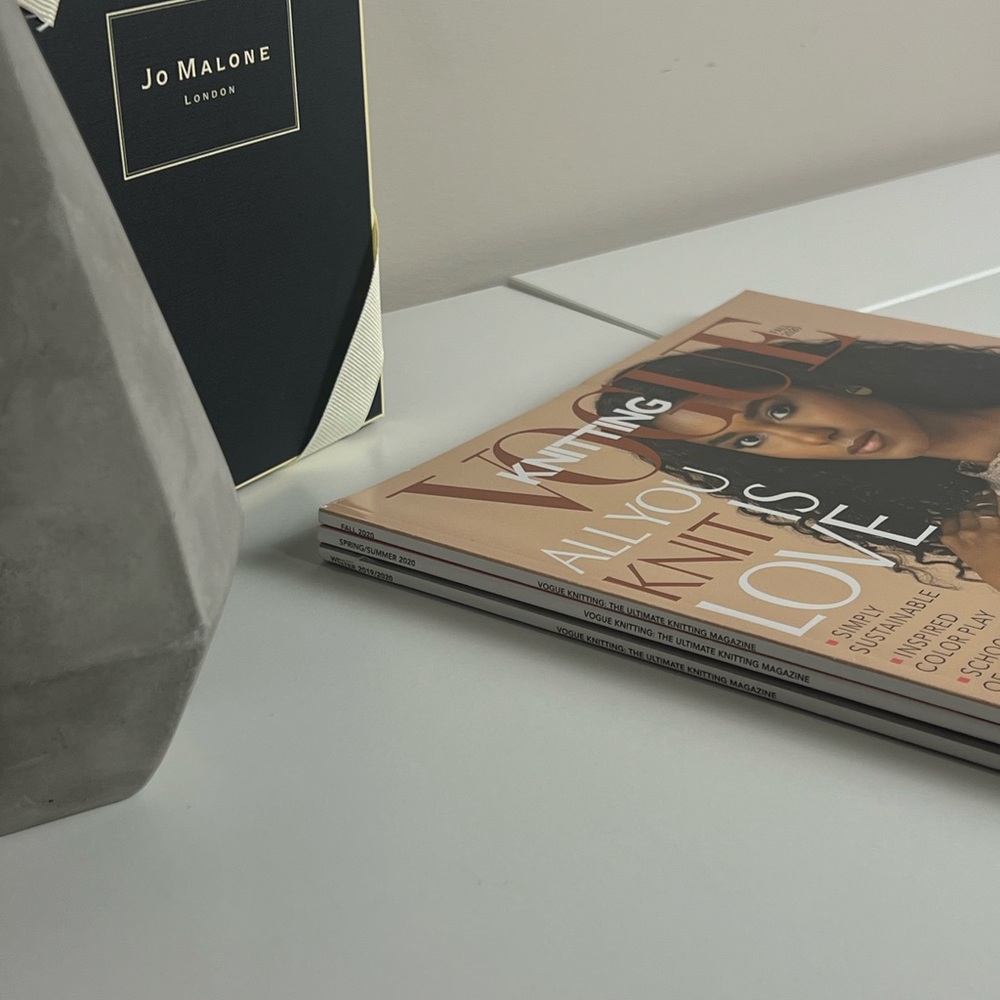 3 Knitting Vogue Fashion Magazines!